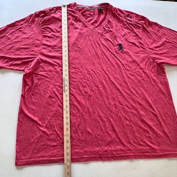 Lions Crest mens t-shirt red Brightne English Laundry casual sport plus size 4X - Picture 12 of 15